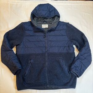 REI Co-op Men's Hybrid Hooded Jacket - Navy Blue (Large)